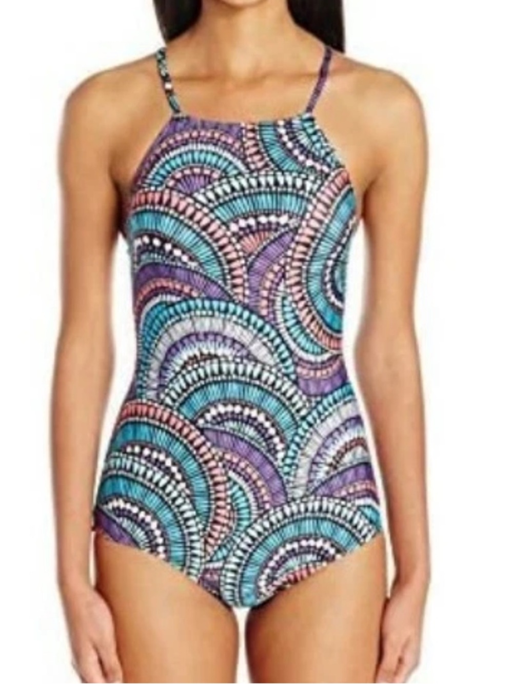 Laundry by shelli segal one piece halter swimsuit